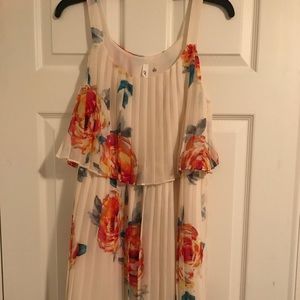 White Floral Dress